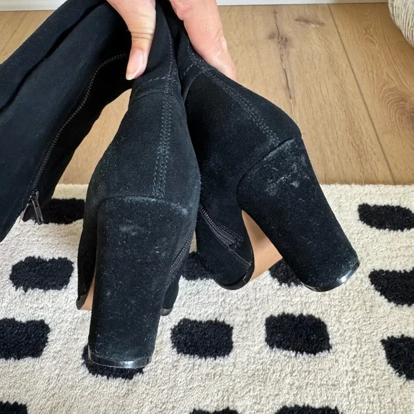 Bronx Alexandra black suede boots 36 - Picture 4 of 6